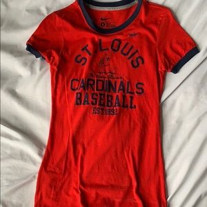 Cardinals ringer tee